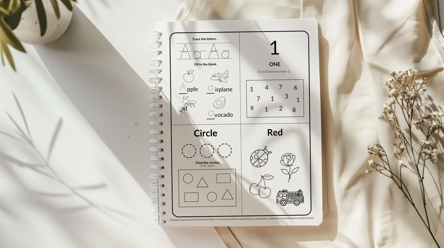 Printable Activity Book - English