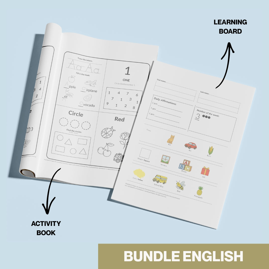 Bundle: Activity Book + Learning Board English