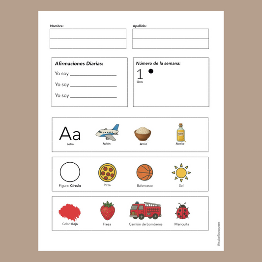 A–Z Learning Board Español