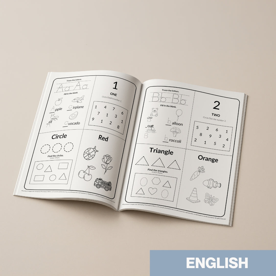 Printable Activity Book - English