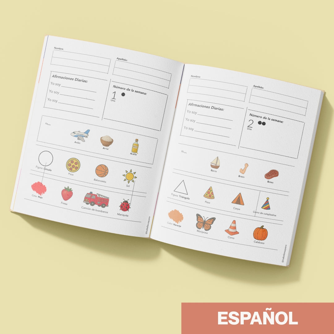 Printable A–Z Learning Board Español