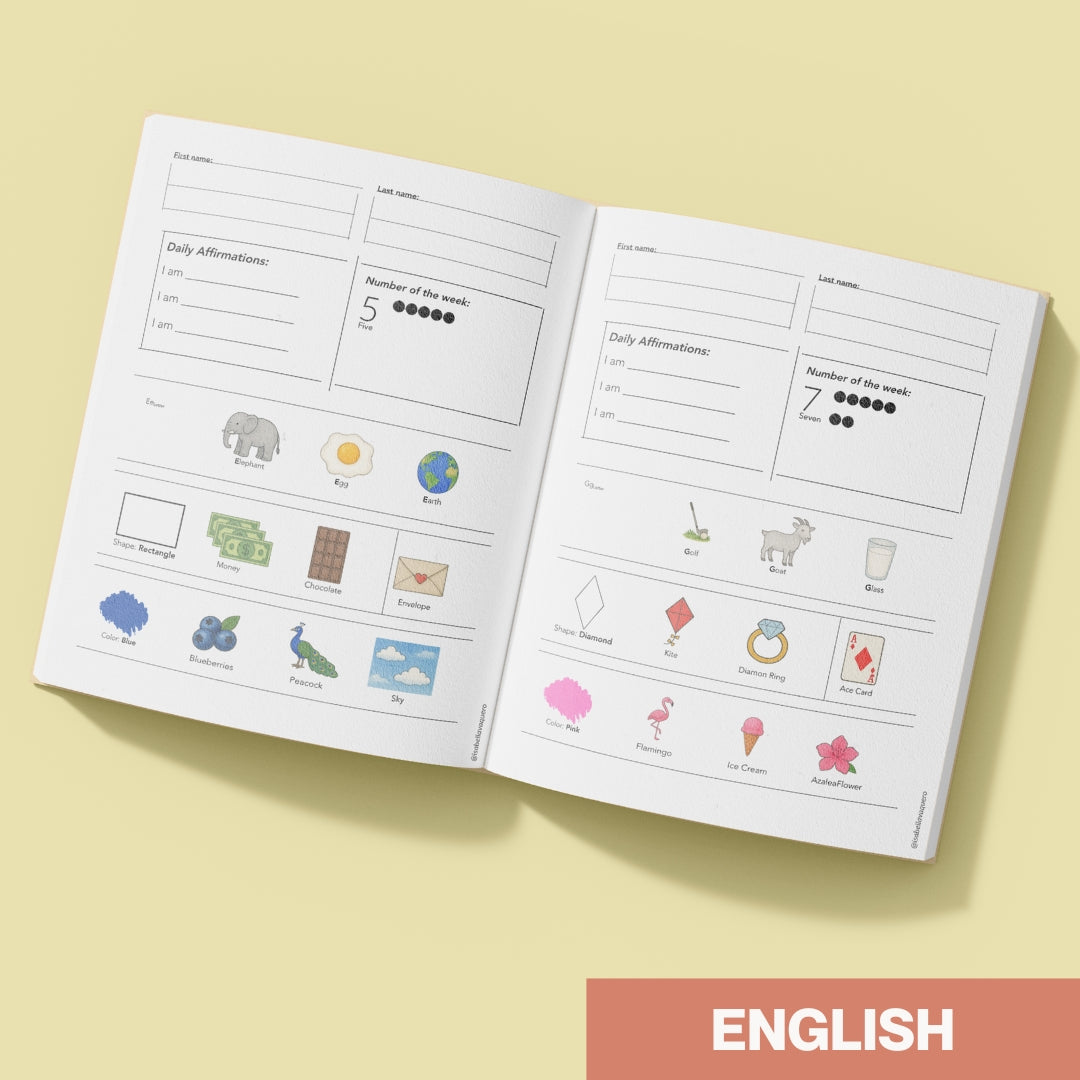 Printable A–Z Learning Board English